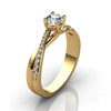 varitsa-jewellers - 0.4ct Brilliant Diamond Gold Engagement Ring - 02CG10